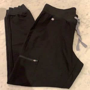 Figs - women's Black Zamora - Jogger Scrub Pants - M / Black